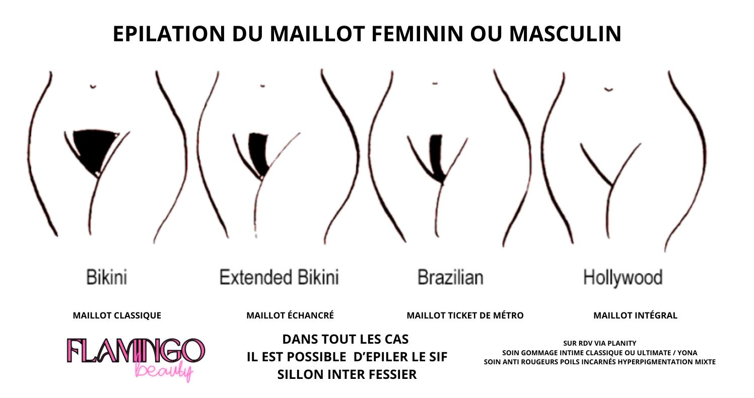 Epilation du maillot feminin ou masculin - WAXING NICE